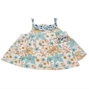 Tumble Tumble floral print tunic tank top 3/6M